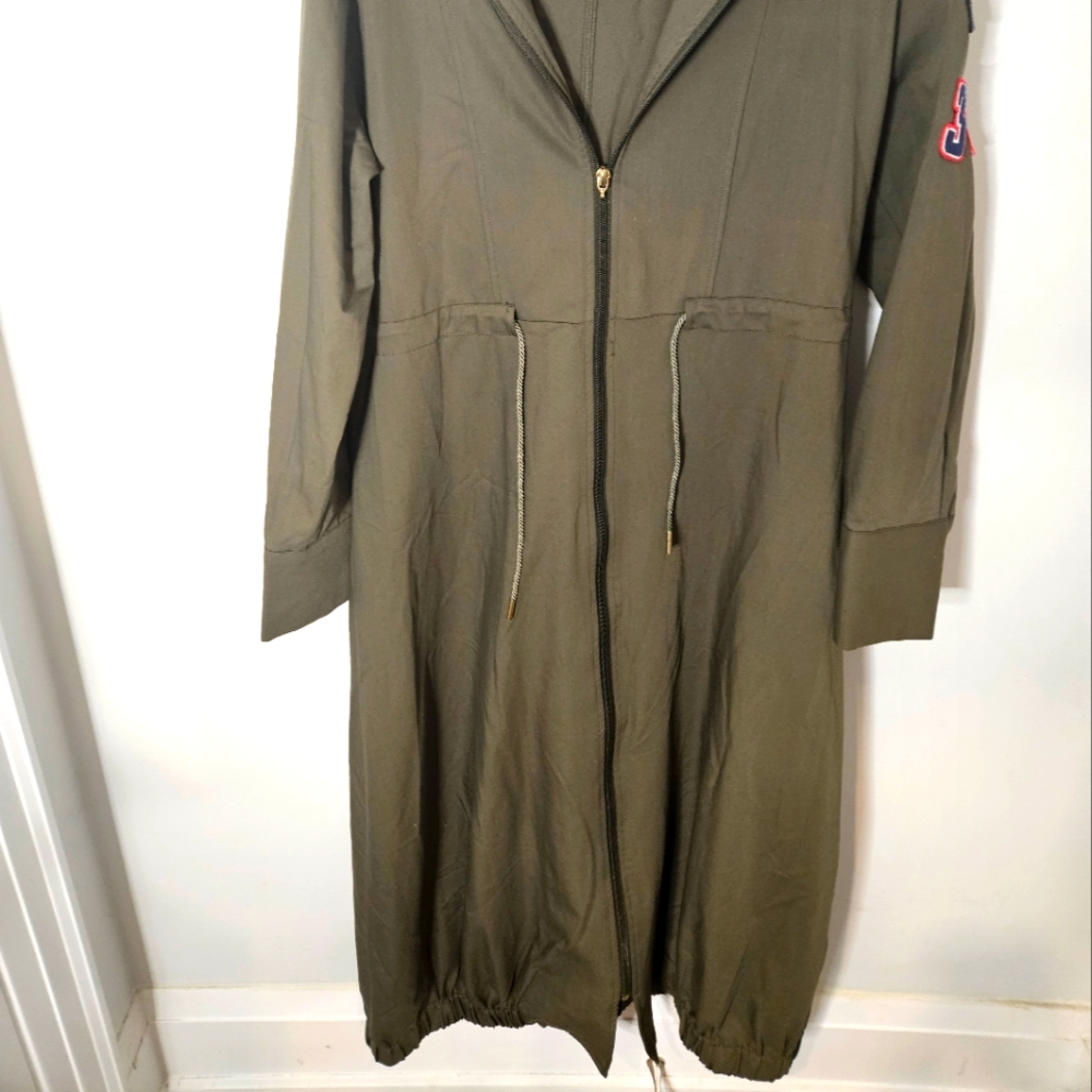 Floor length thin jacket